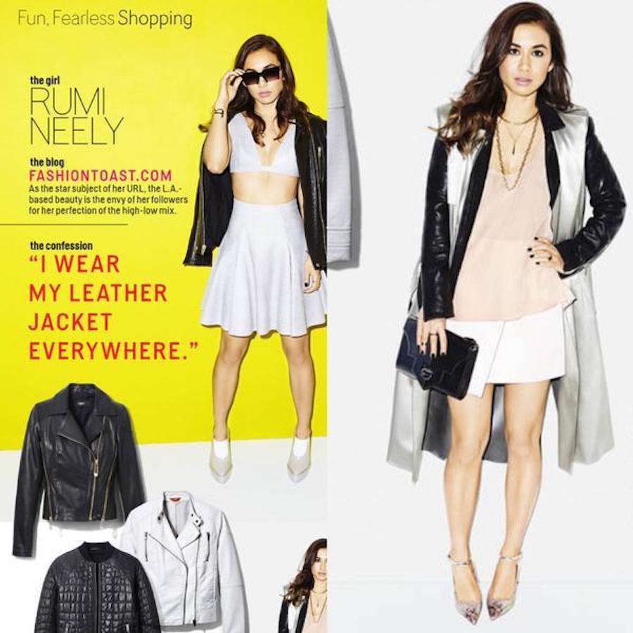 RUMI NEELY WEARS CAMI NYC IN THE MAY ISSUE OF COSMO MAGAZINE