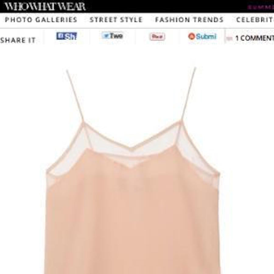 WHO WHAT WEAR NAMES OUR CLASSIC CAMI THEIR MUST HAVE GOING OUT TOP!