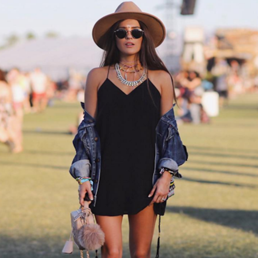 Blank Itinerary looks Perfect at Coachella in the Backlace Dress