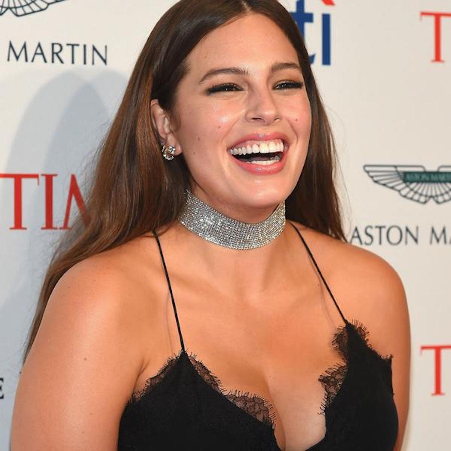 Ashley graham orange dress sales