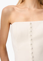 Imogene Strapless Dress Macadamia
