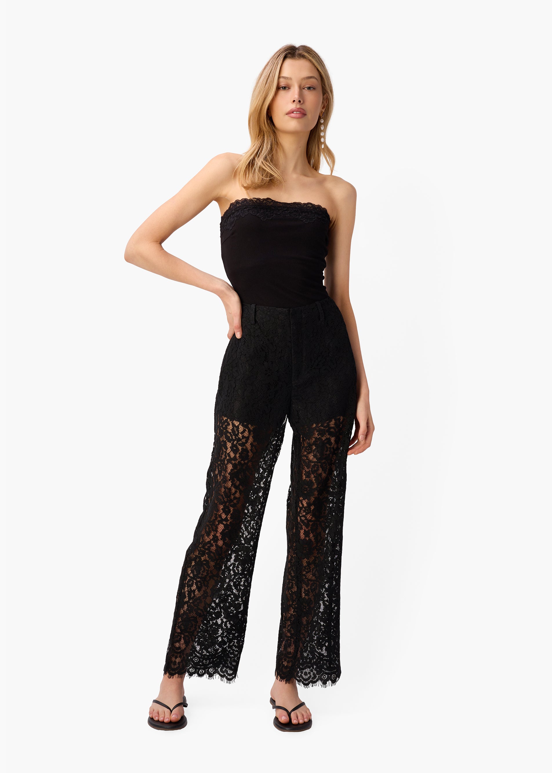 Minerva Lace Pant Black Minerva Lace Pant Black