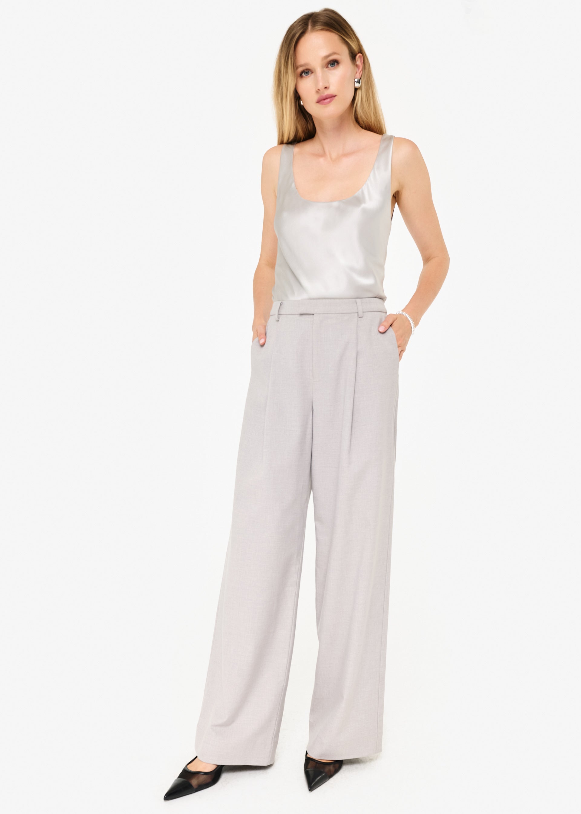 Rosheen Wide Leg Pant Haze