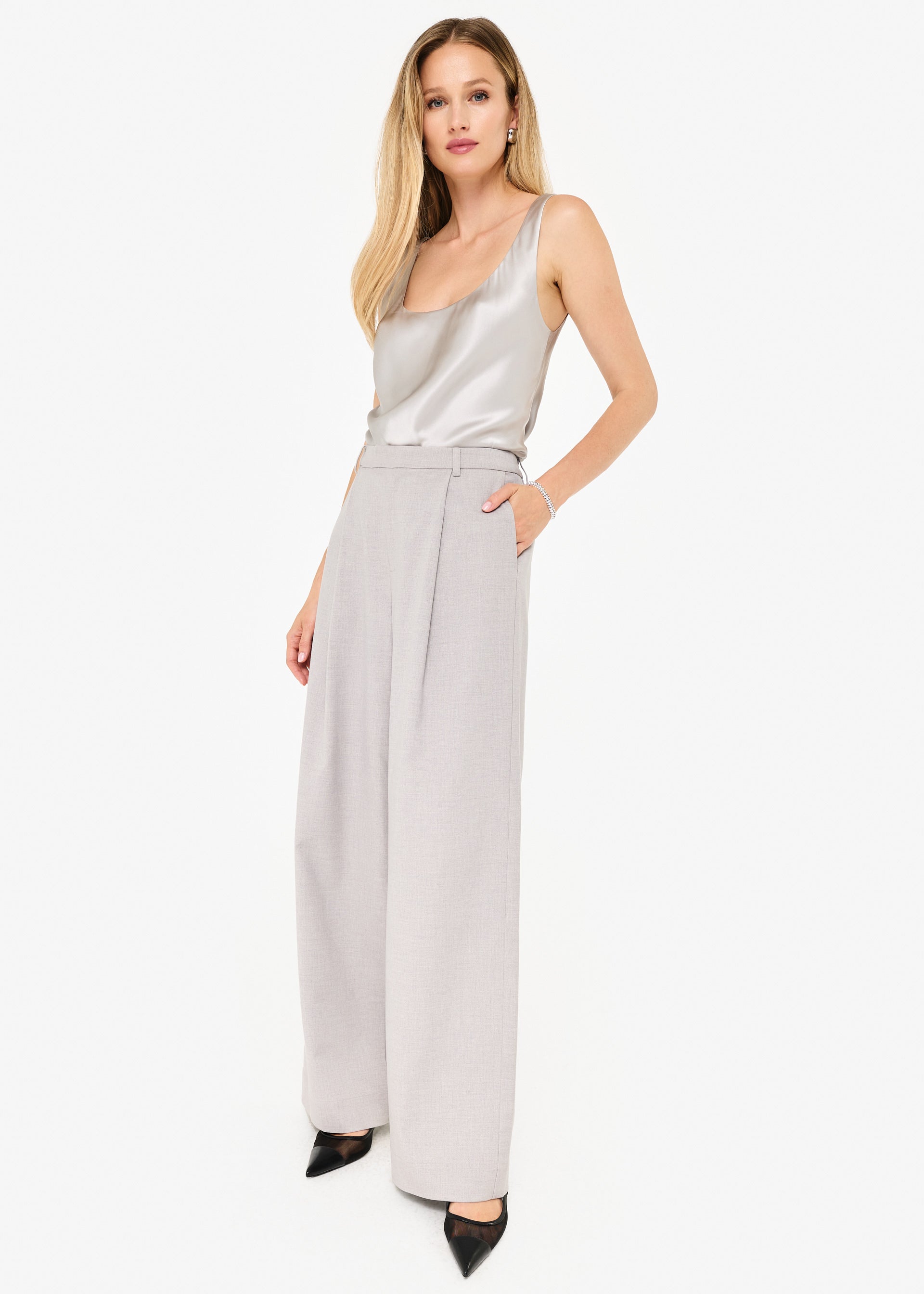 Rosheen Wide Leg Pant Haze