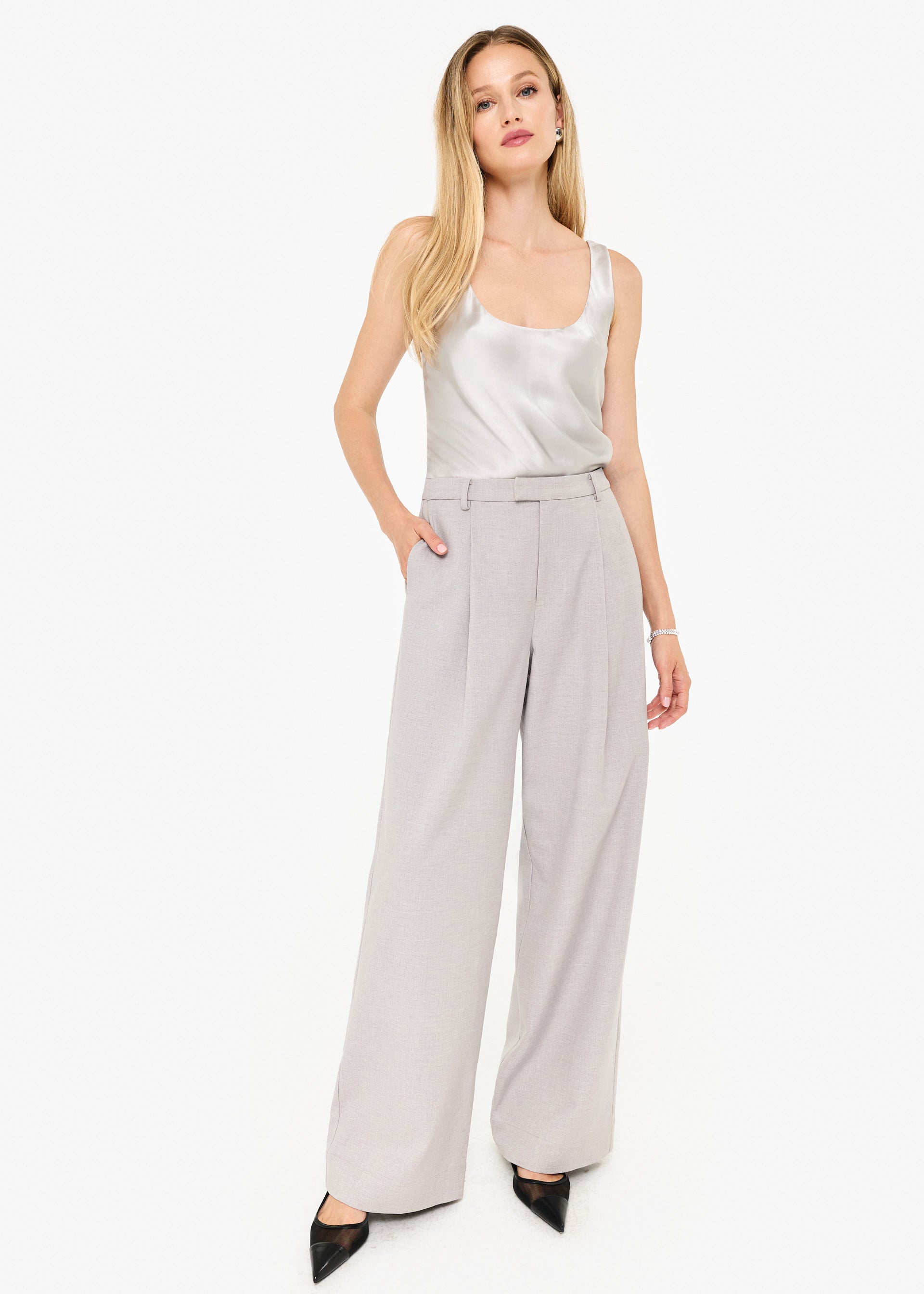 Rosheen Wide Leg Pant Haze
