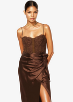 Tricia Corset Dress Chicory