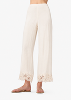 Gilda Silk Pant Bone