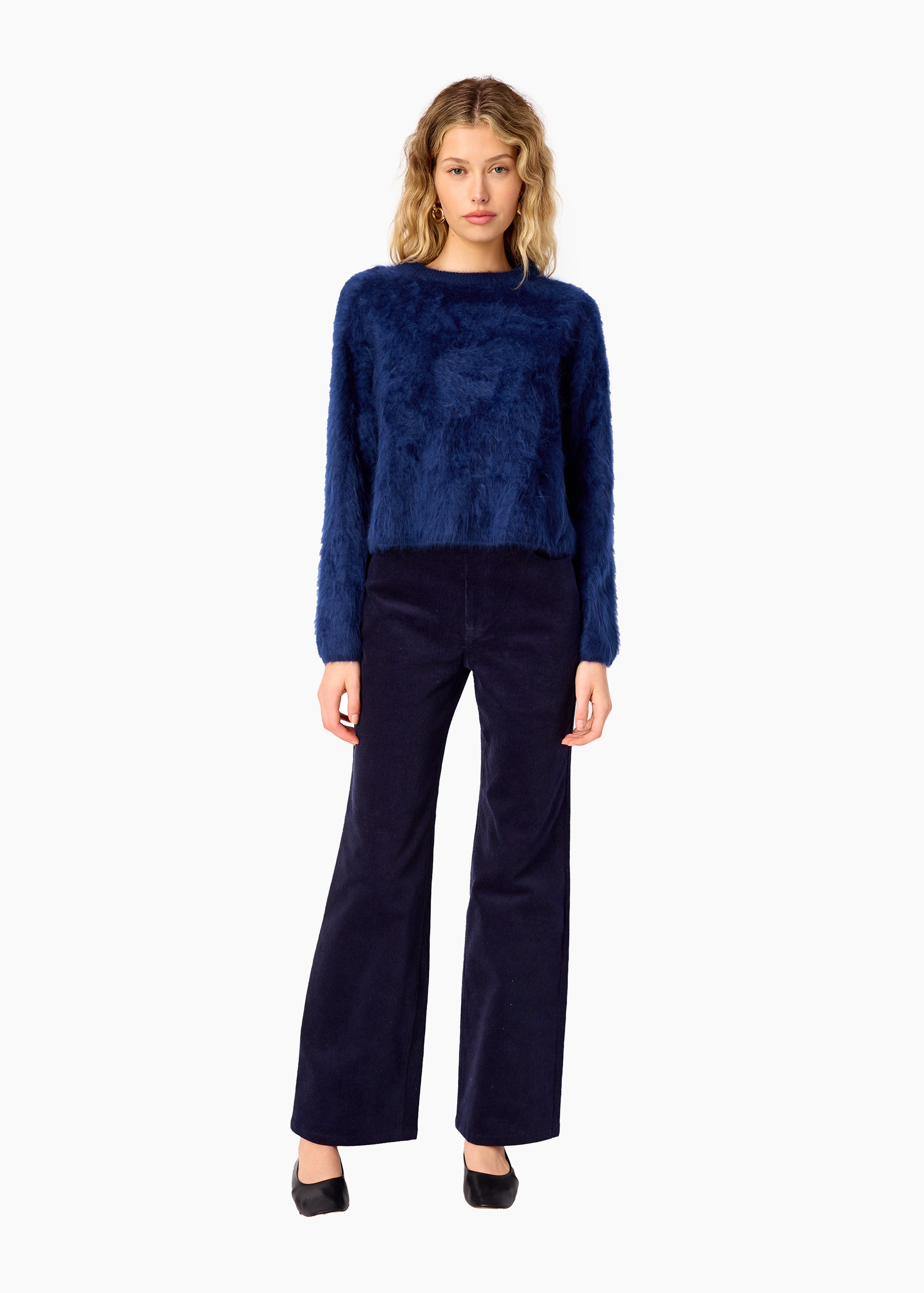 Niall Cashmere Sweater Navy