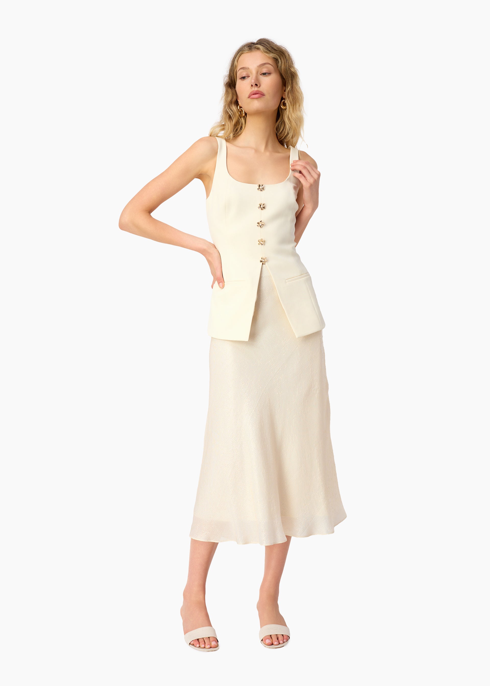 Audra Corset Top Cream