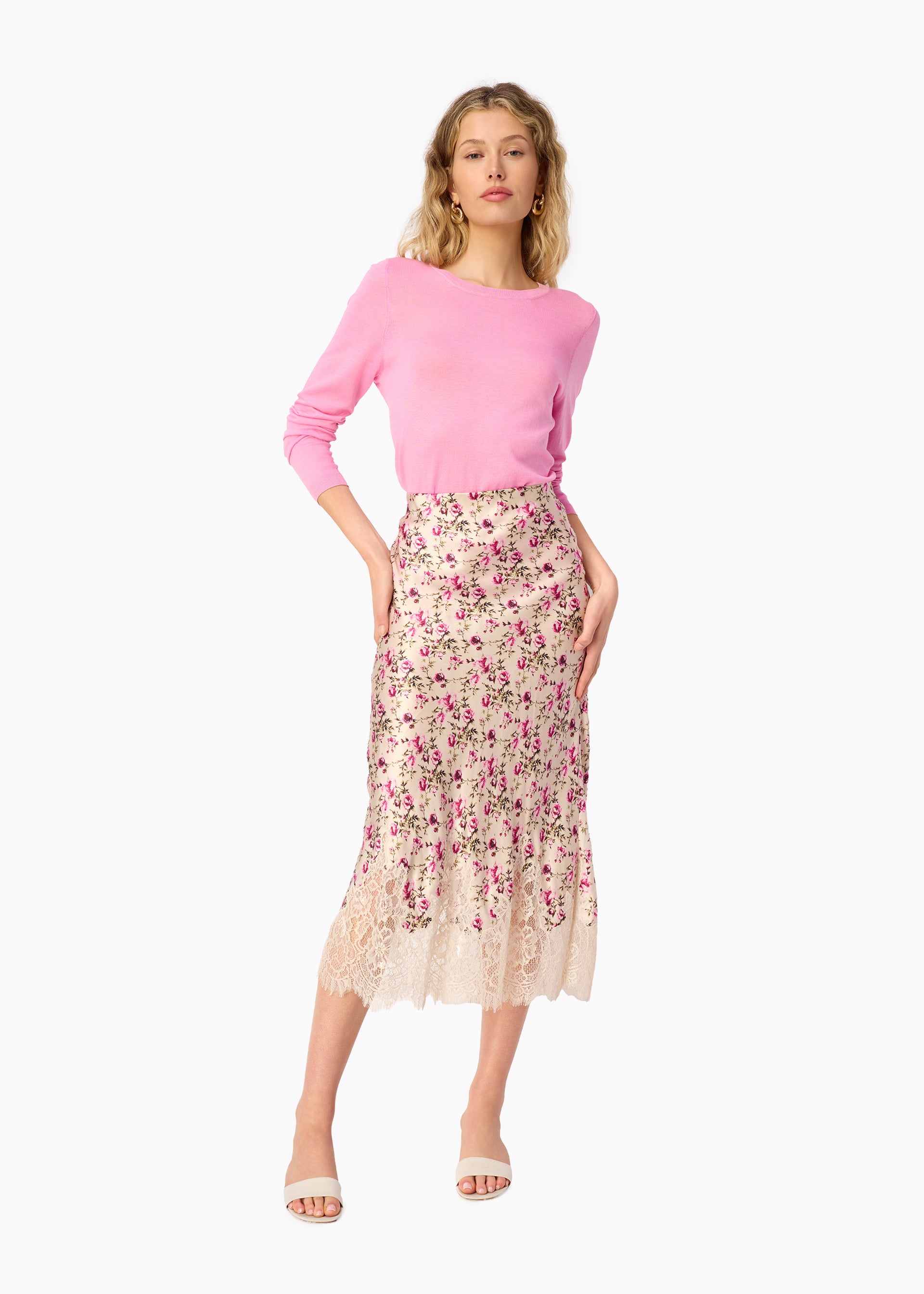 Vivienne Skirt Camellia Ditsy