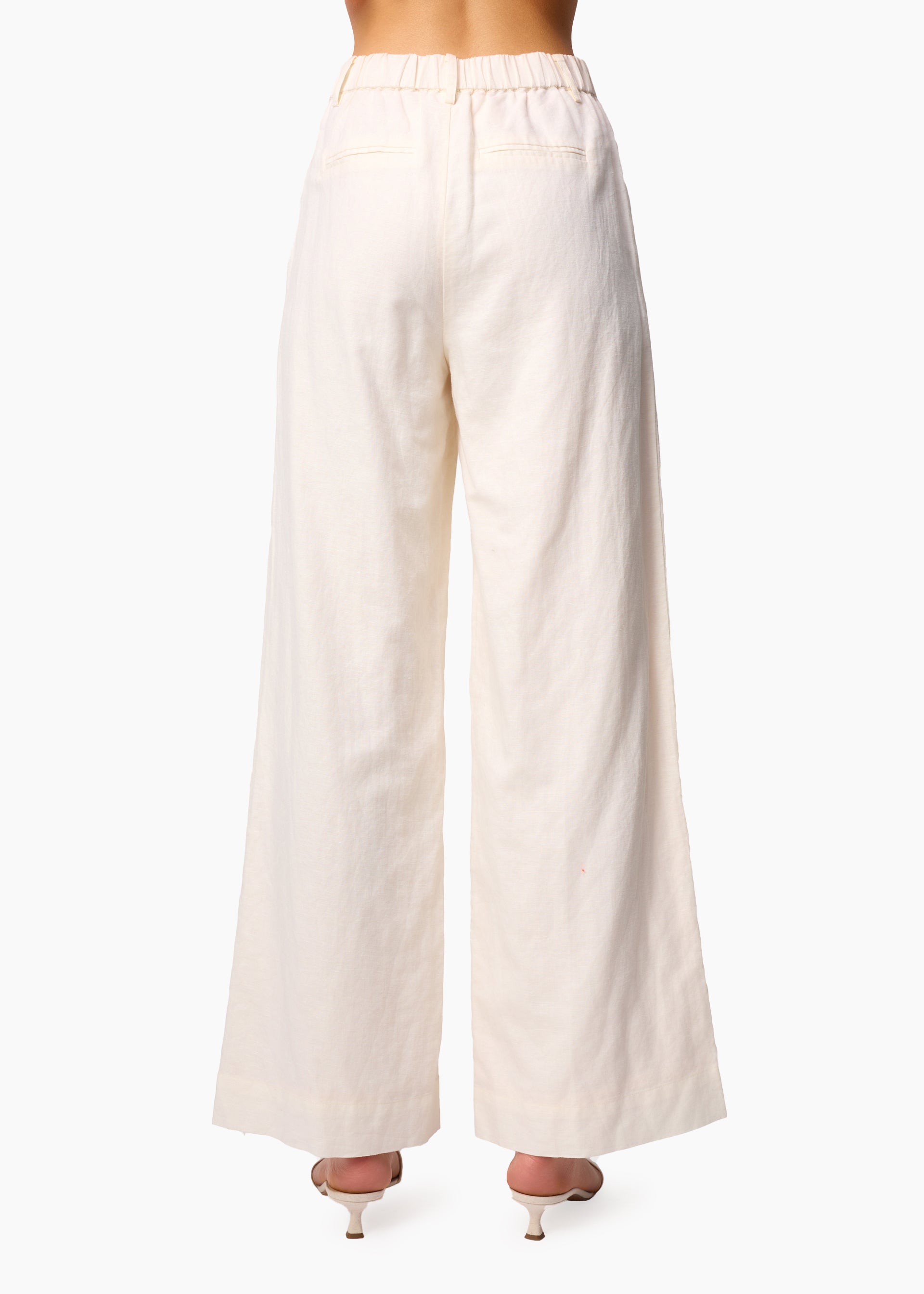 Cadiz Wide Leg Pant Cream