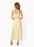 Sofie Lace Cropped Camisole Buttercup