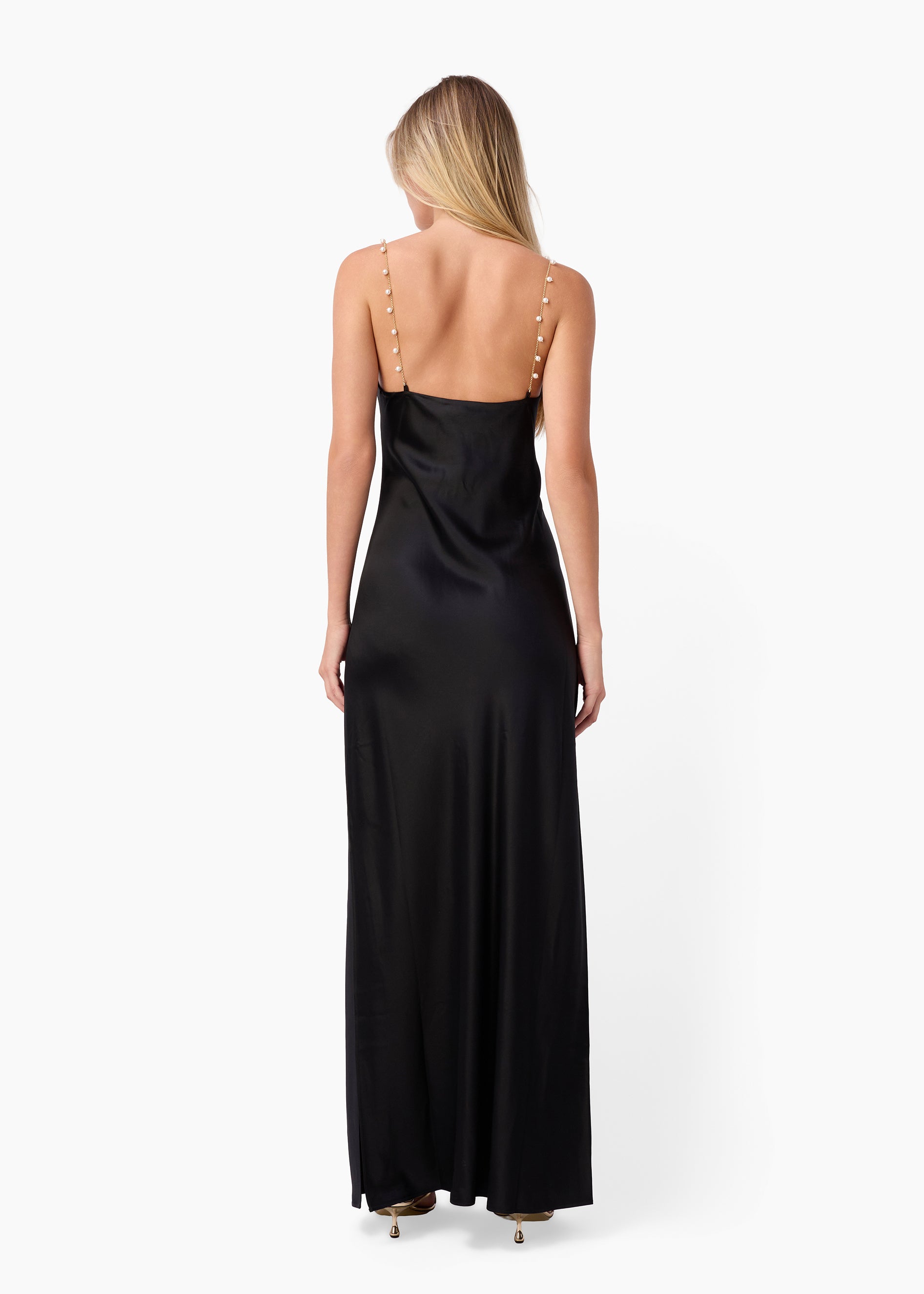 cami nyc loa silk dress Cami NYC Luz Sleeveless Silk Blend Metallic Maxi Dress