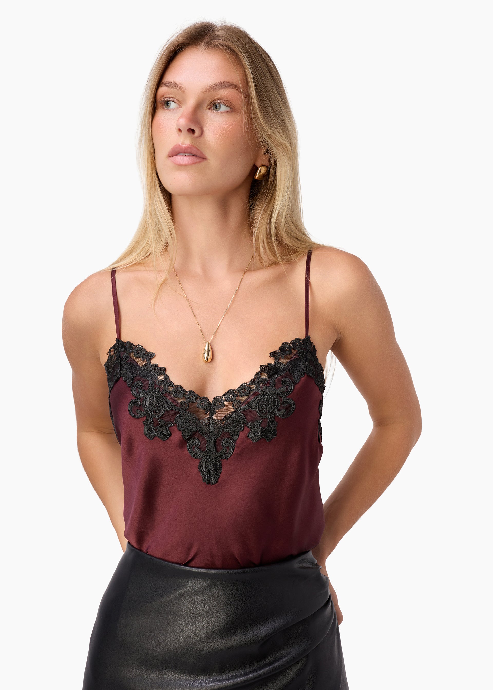 Andria Camisole Cranberry