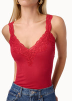 Lani Rib Knit Tank Poppy