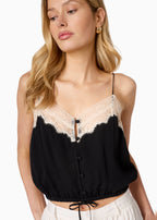 Libi Silk Camisole Black