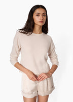 Leith Wool Cashmere Sweater Oat