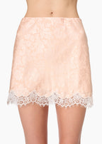 Mildred Jacquard Mini Skirt Light Peach