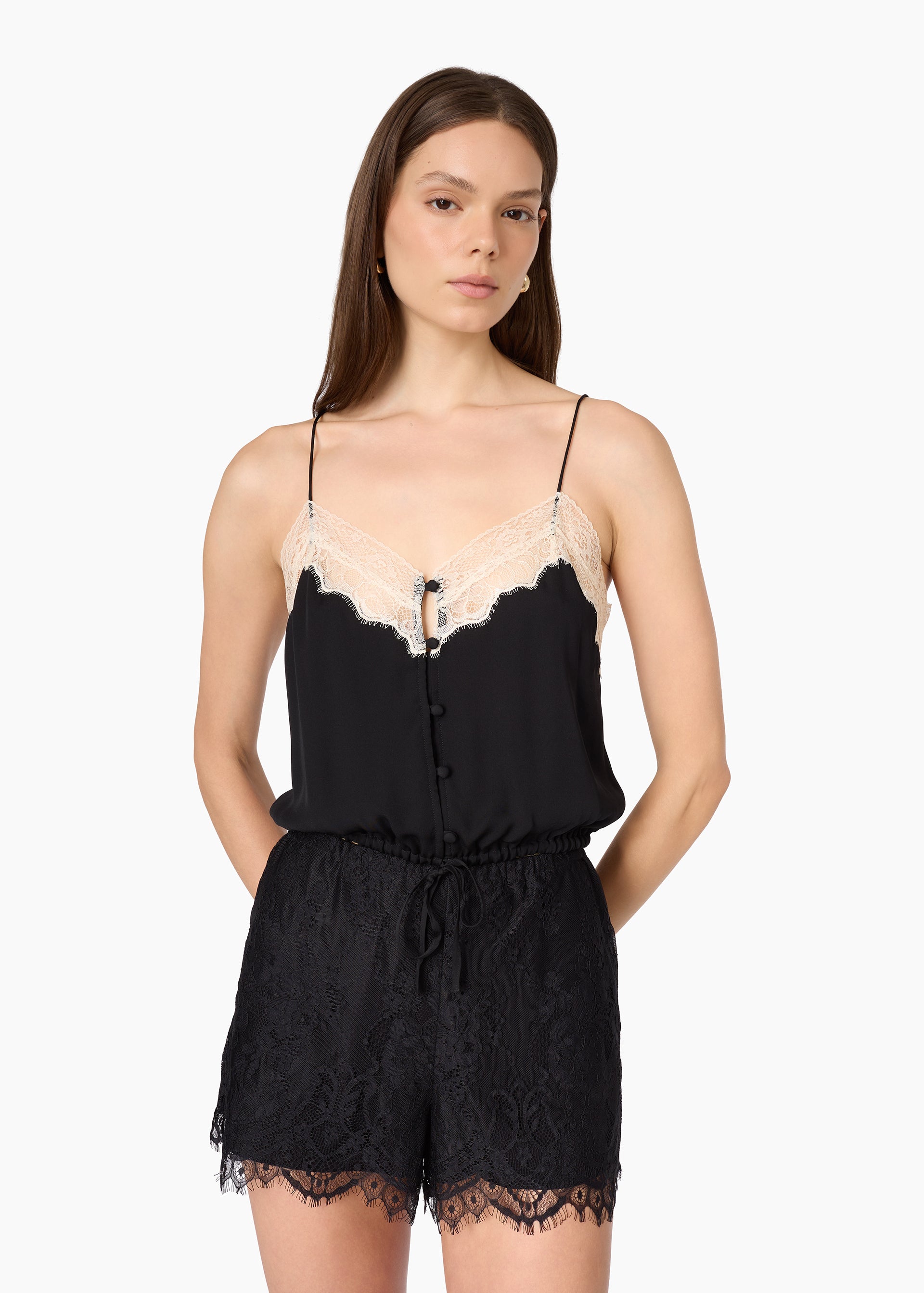 Libi Silk Camisole Black – CAMI NYC