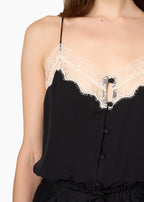 Libi Silk Camisole Black