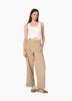 Yasmeen Rib Knit Top White