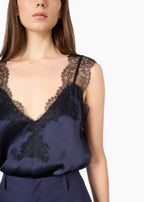 Lauren Silk Camisole Navy