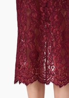 Osmond Lace Midi Skirt Compote