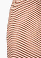 Sharon Midi Skirt Brown Gingham