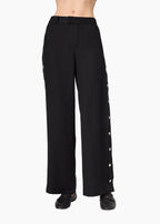 Meade Wide Leg Tencel Trouser Black