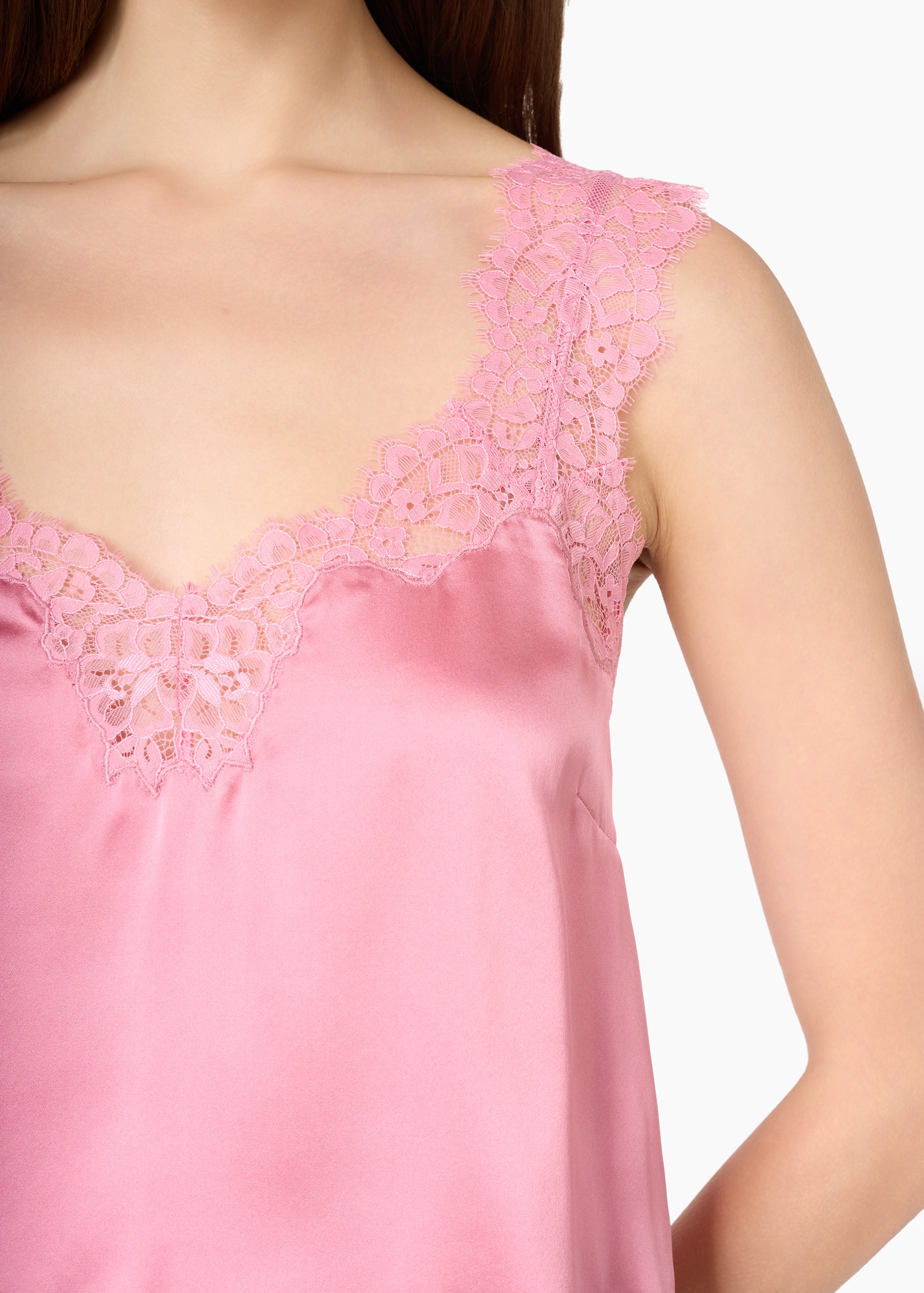 Tony Silk Camisole Pink Ribbon – CAMI NYC