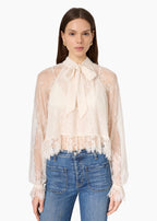 Tully Lace Blouse Oat