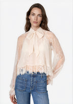 Tully Lace Blouse Oat