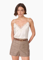 Annika Silk Camisole Macadamia