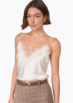 Annika Silk Camisole Macadamia