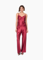 Deena Satin Camisole Cherry Wine