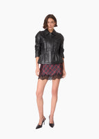 Blane Genuine Leather Jacket Black
