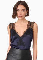 Lauren Silk Camisole Navy