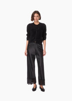 Bristol Mid Rise Lace Pant Black