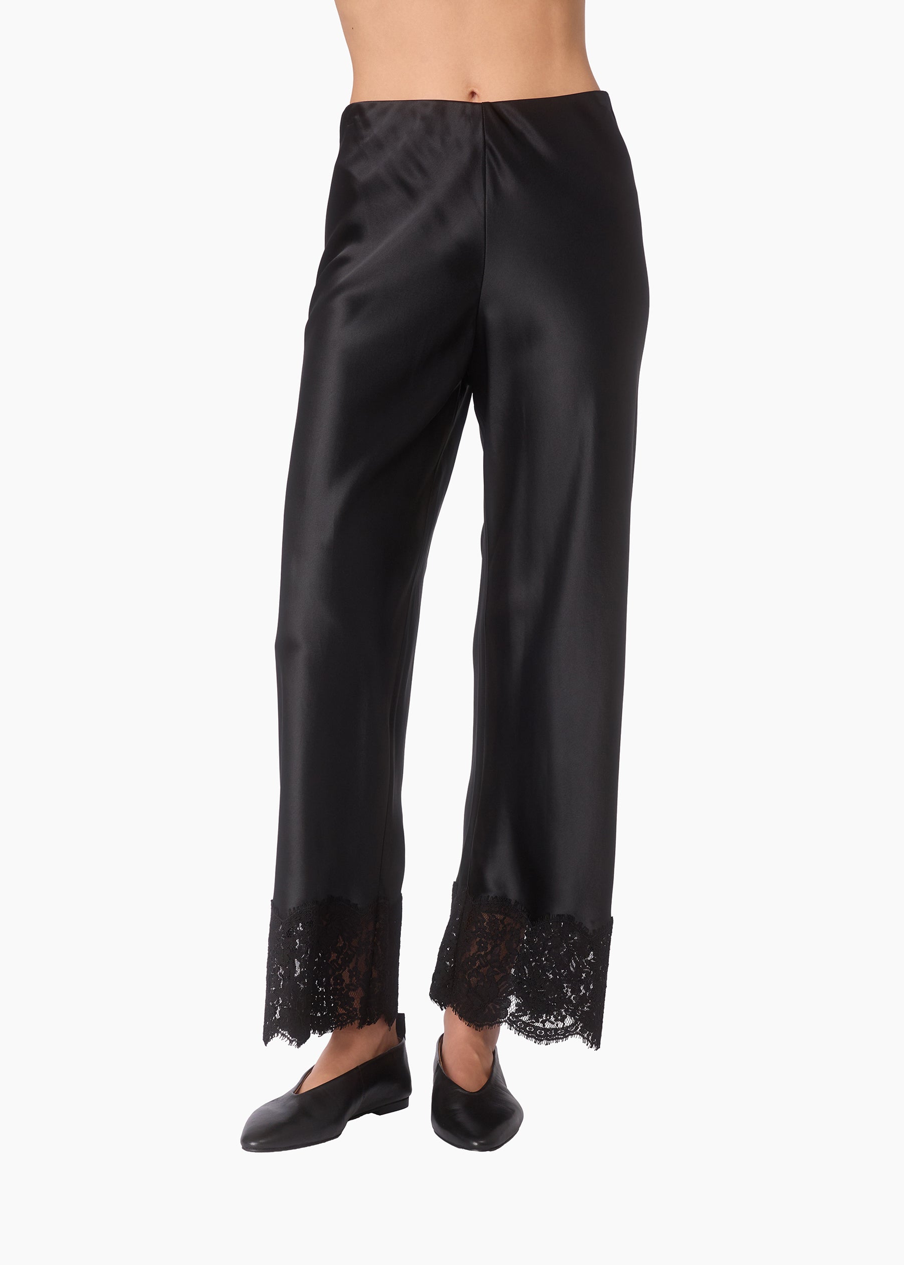 Bristol Mid Rise Lace Pant Black – CAMI NYC