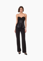 Zoie Bustier Camisole Black
