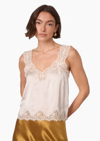 Tony Silk Camisole Oat