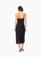 Sipsy Lace Midi Dress Black