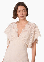 Avis Lace Maxi Dress Oat
