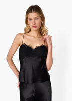 Zoie Bustier Camisole Black