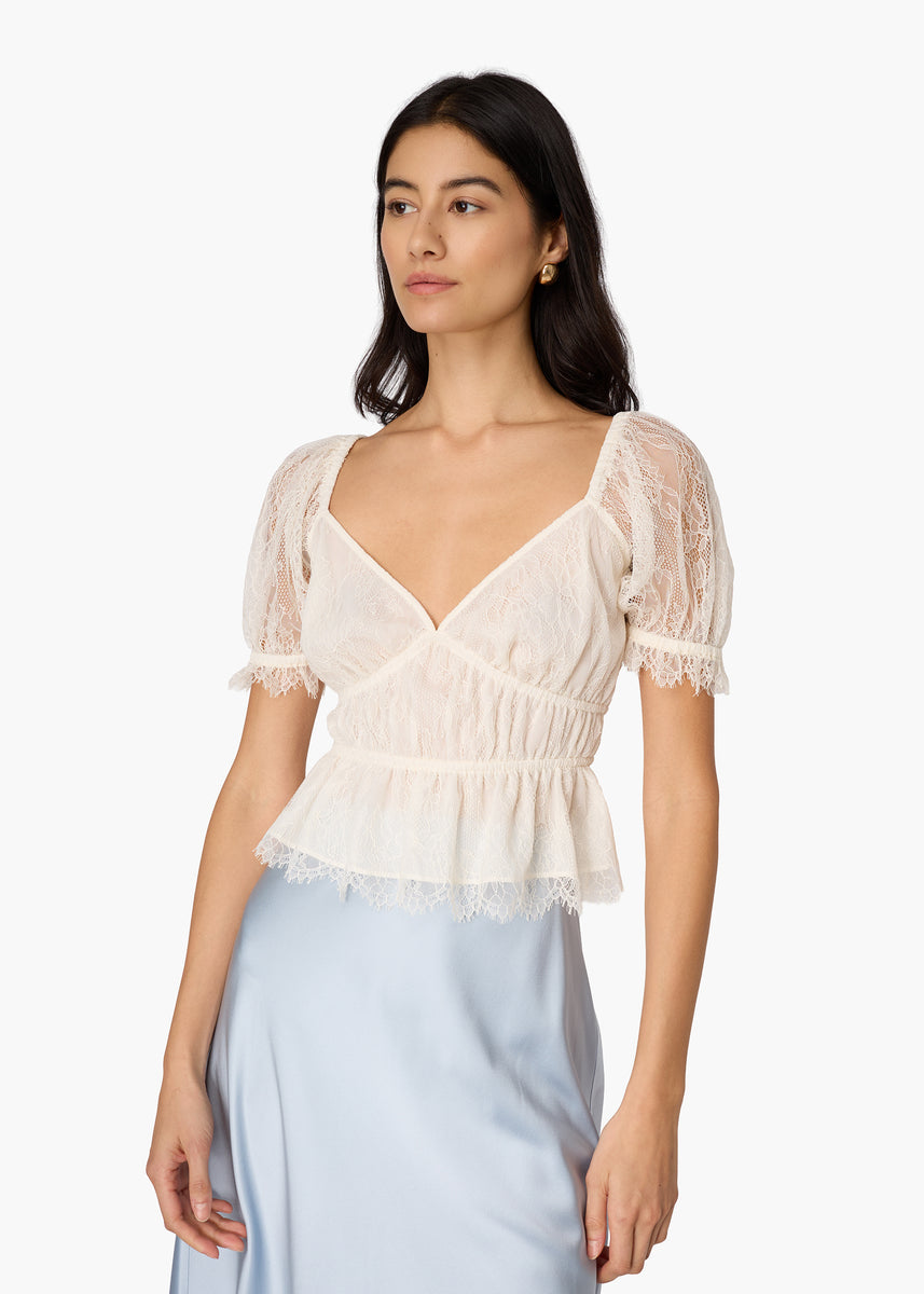 Henrietta Lace Top Ceramic – CAMI NYC