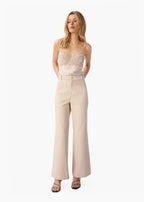 Natali Bull Denim Pant Oat