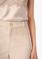 Natali Bull Denim Pant Oat