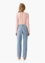 Meli Stretch Lace Top Dogwood