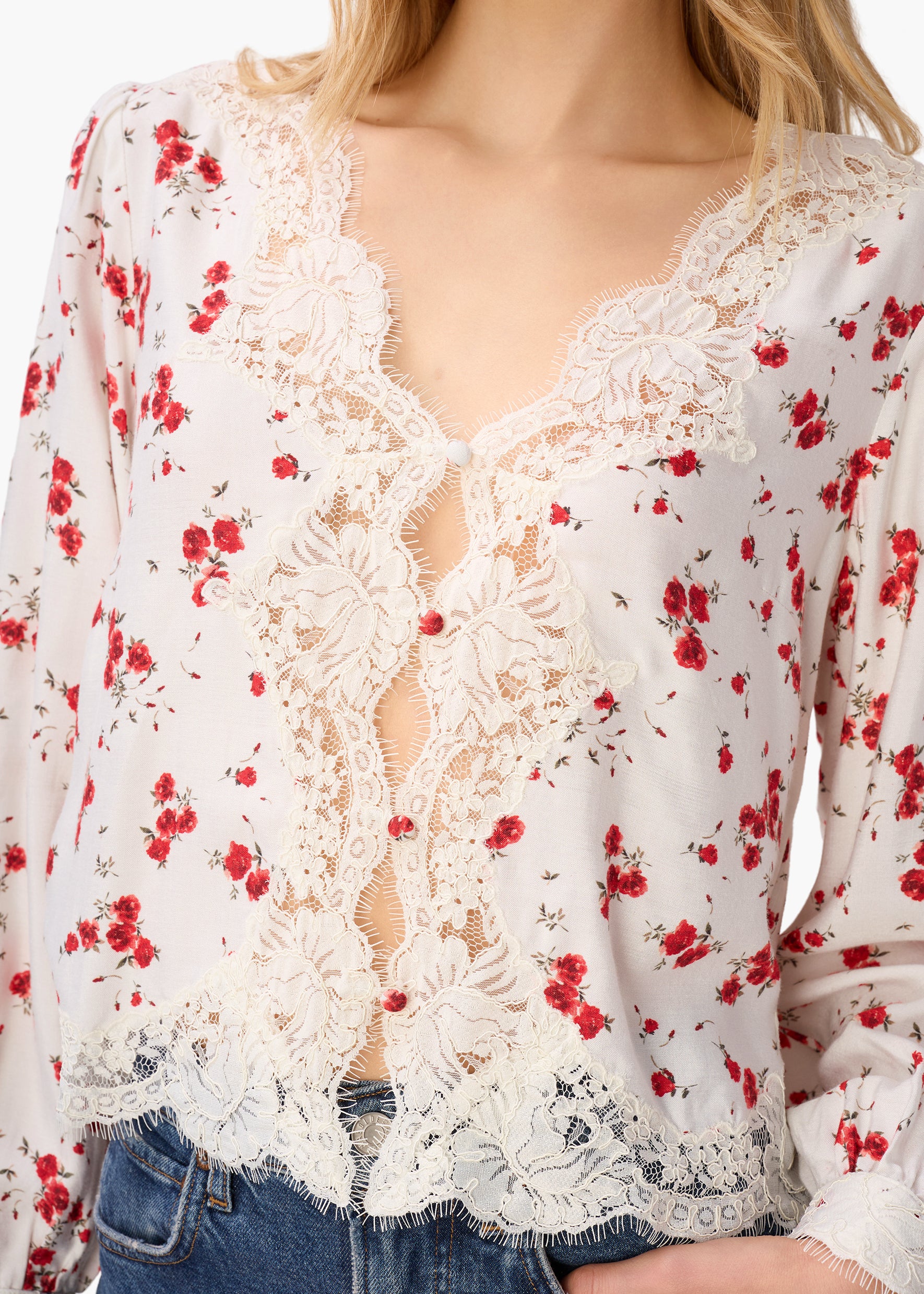 Yuri Blouse Candied Rose – CAMI NYC