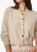 Marcela Cashmere Cardigan Bone
